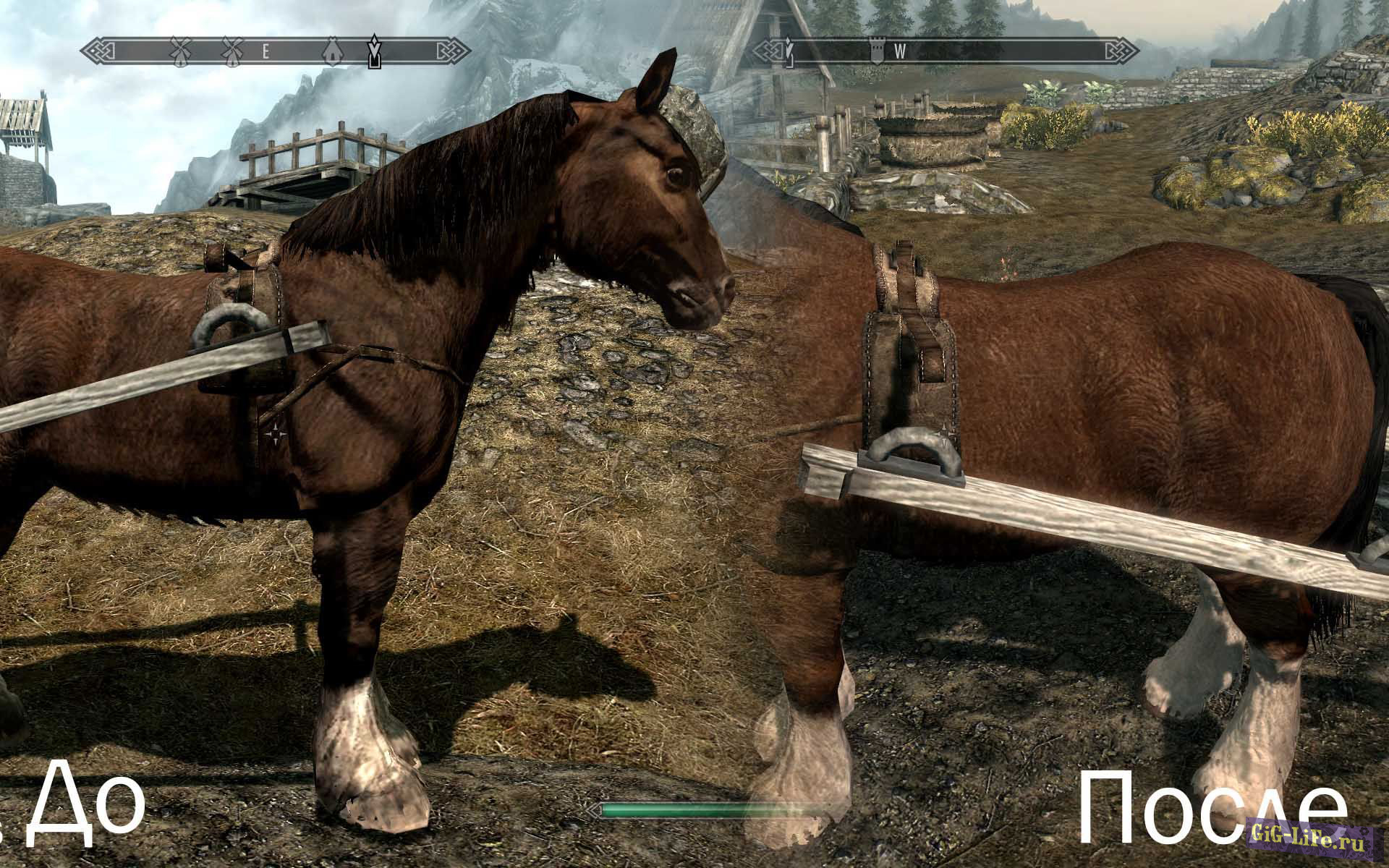 Улучшенный ретекстур лошадей