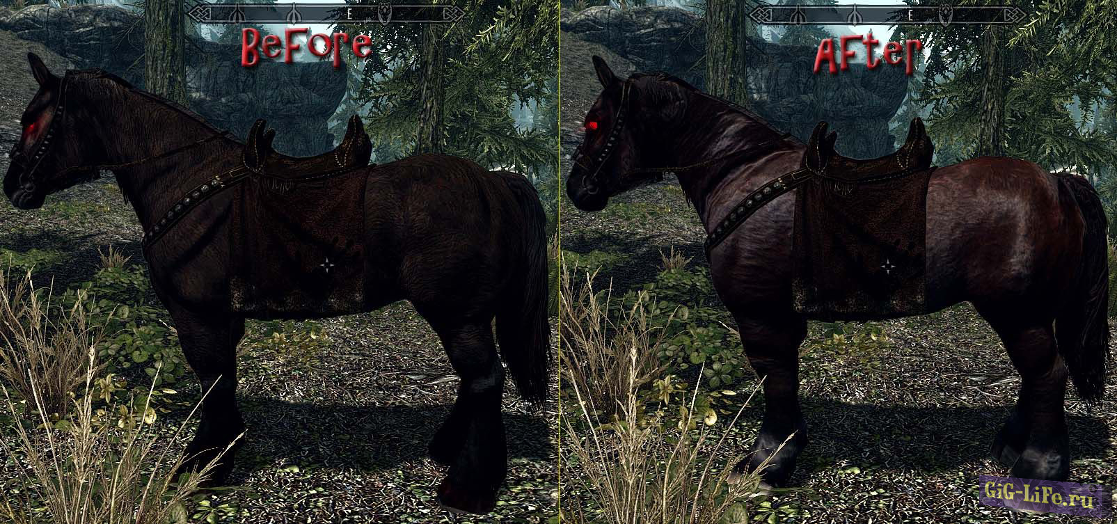 Ретекстур лошади - Тенегрив