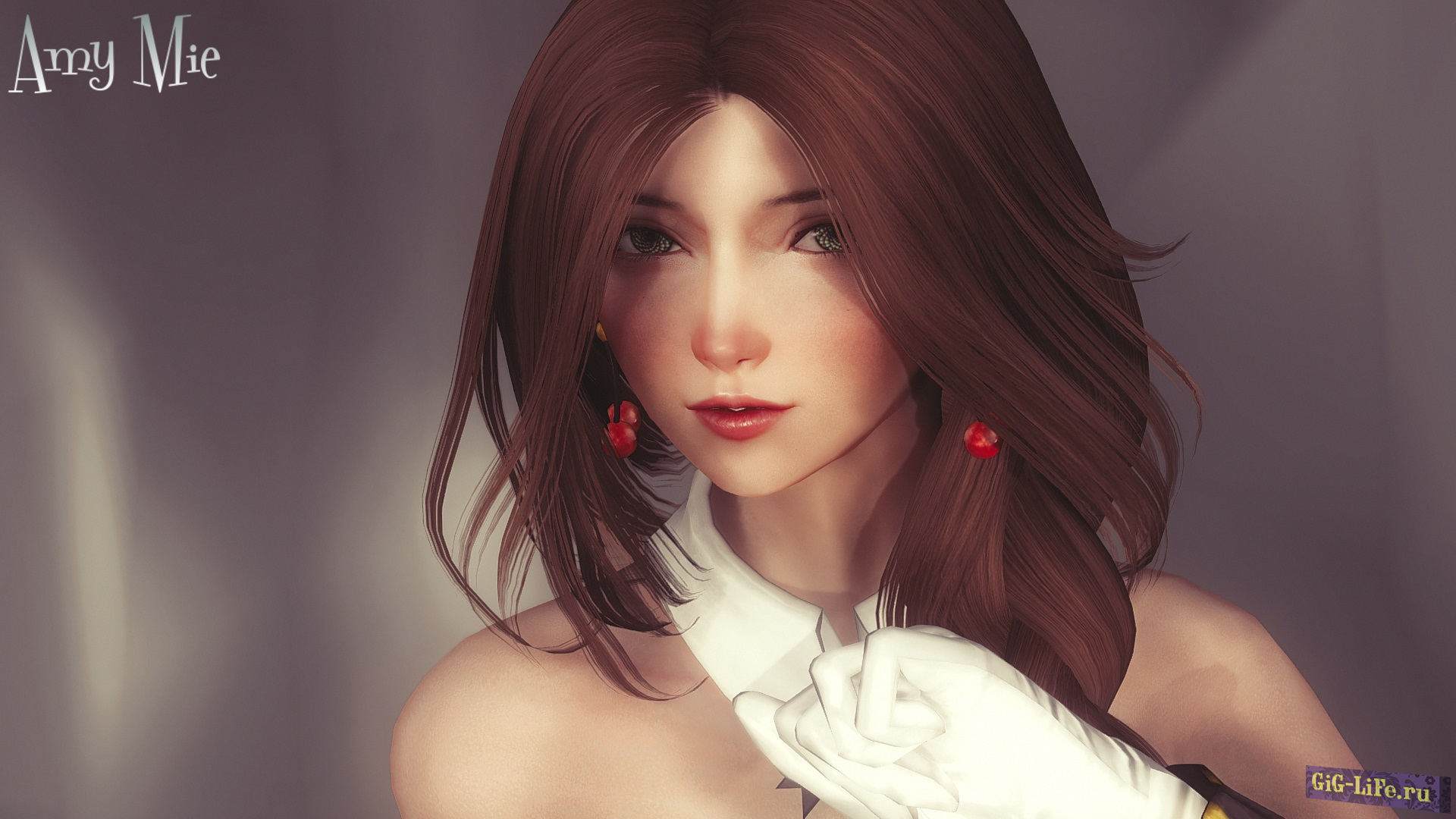 Спутница Эми Ми для Skyrim Special Edition (CBBE / UNP)