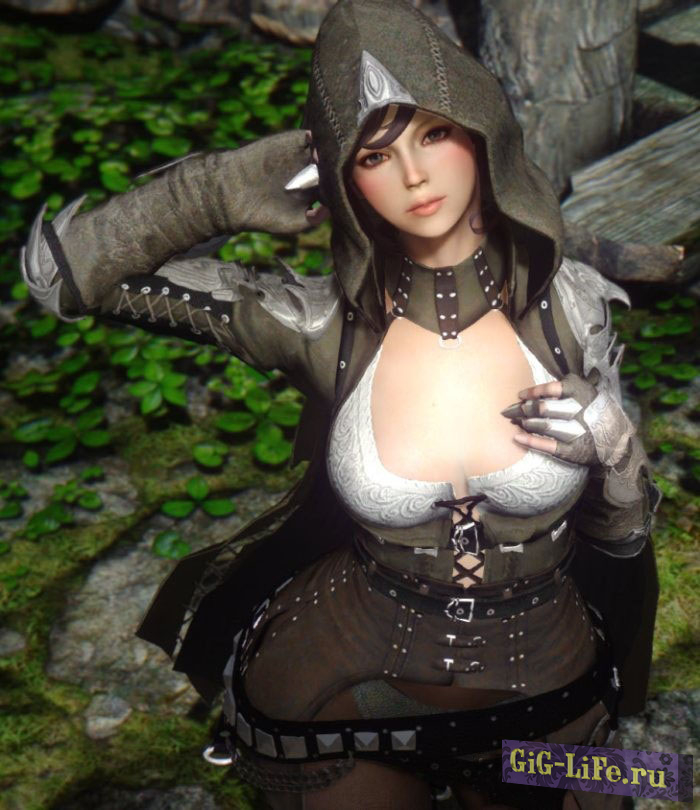 Комплект Джад из Black Desert в Скайрим под CBBE