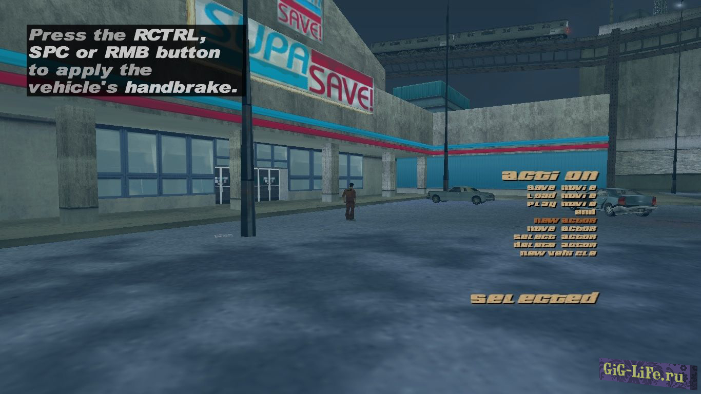 GTA3 R* movie menu