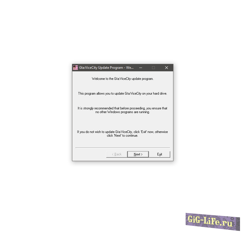 Патч для GTA Vice City / Patch for GTA Vice City 1.1