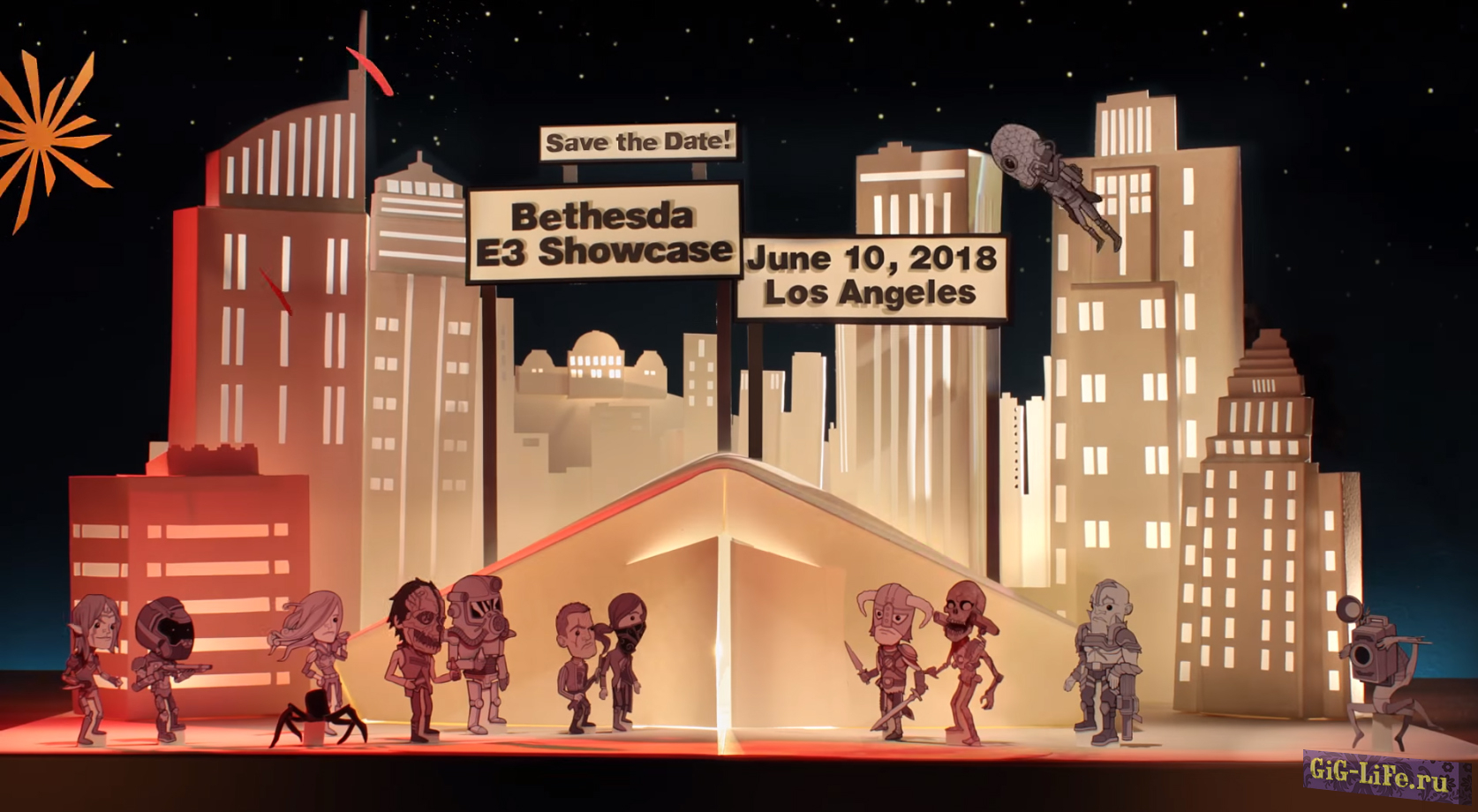 Датировано шоу Bethesda на E3 2018
