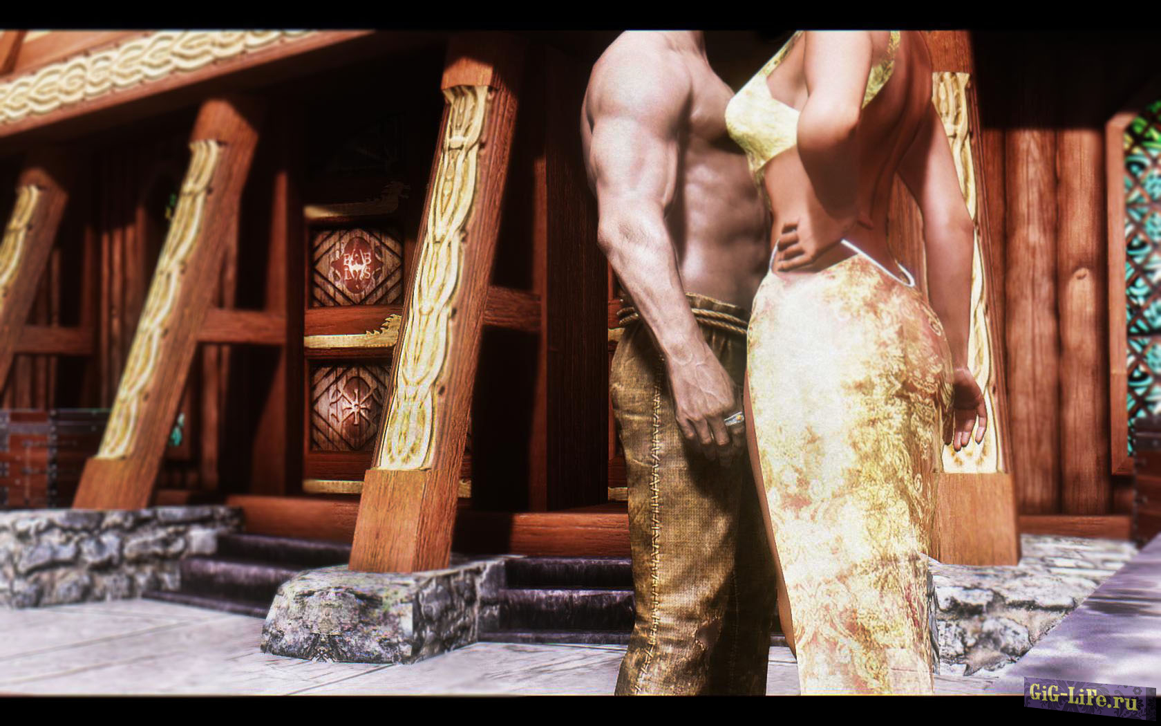 Продавец женских тел и одежды в Скайриме / Summer Wear for Skyrim