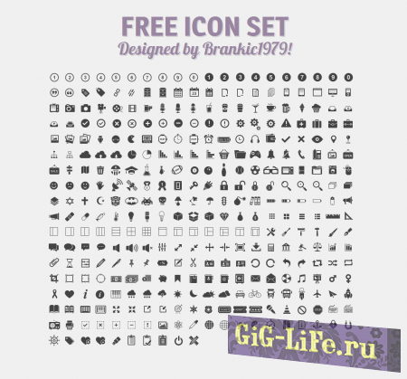 Подборка замечательных и монохромных иконок