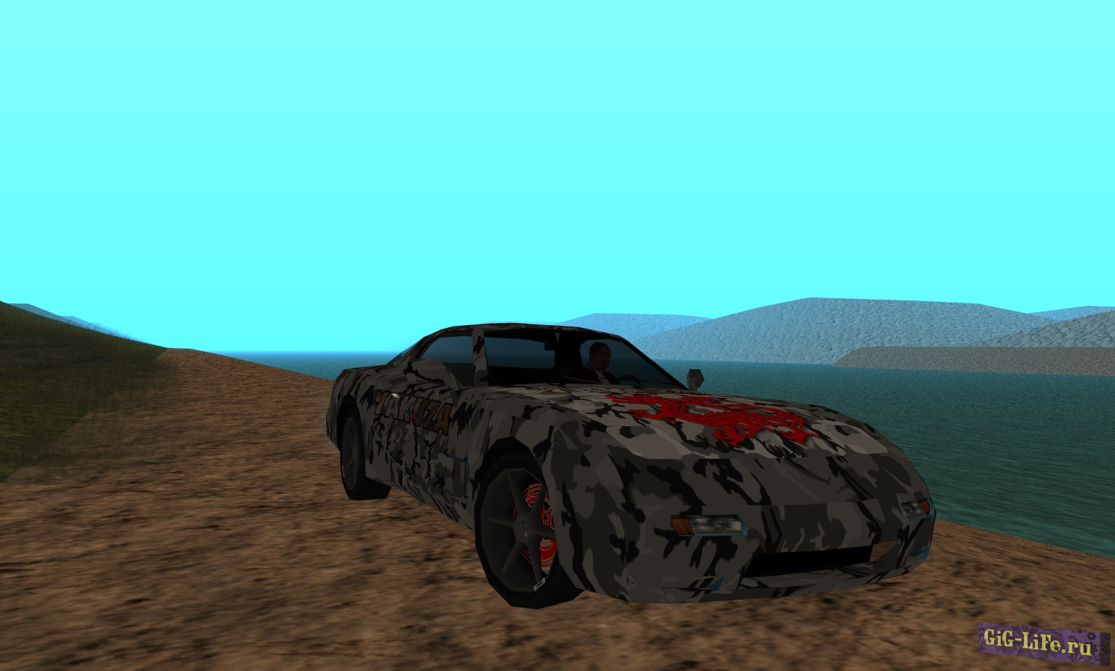 Новый дизайн автомобиля zr350 под стилистику Якудза