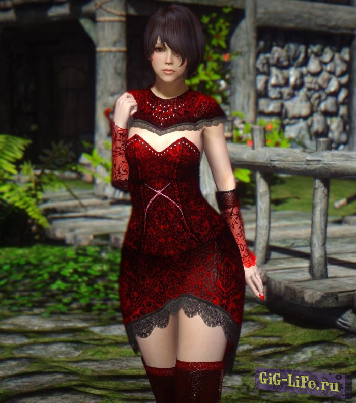 Подгонка одежды вампира с реплейсера LB под CBBE