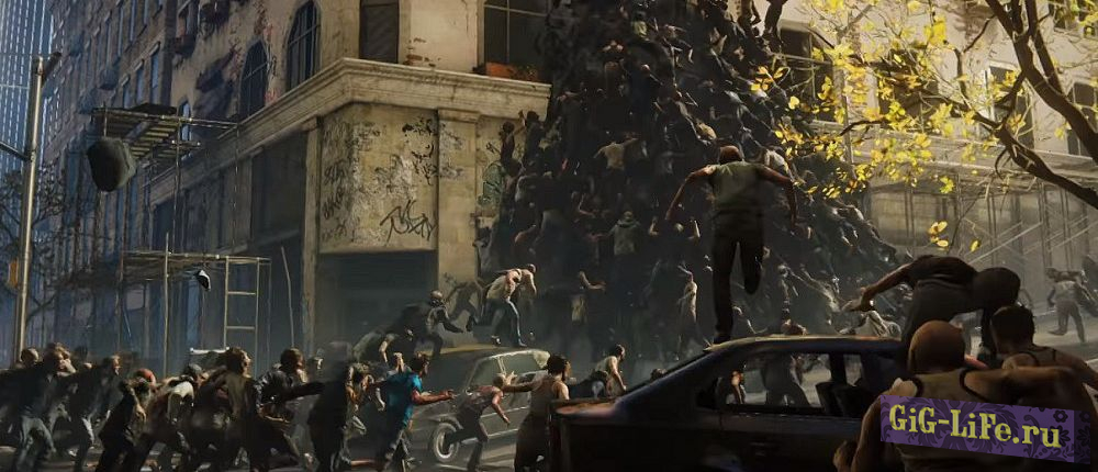World War Z показал сотни зомби на одном экране