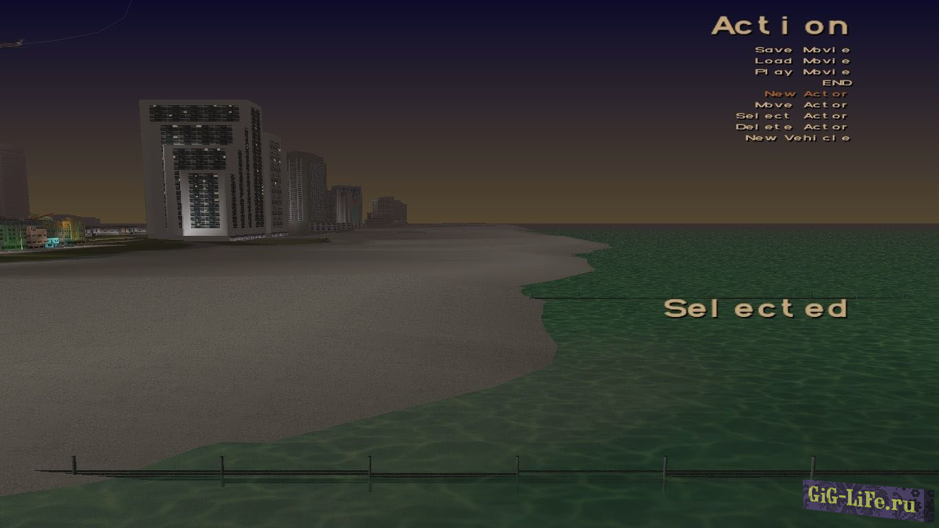 GTA Vice City R* movie menu