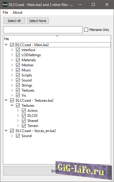 B.A.E. - Bethesda Archive Extractor