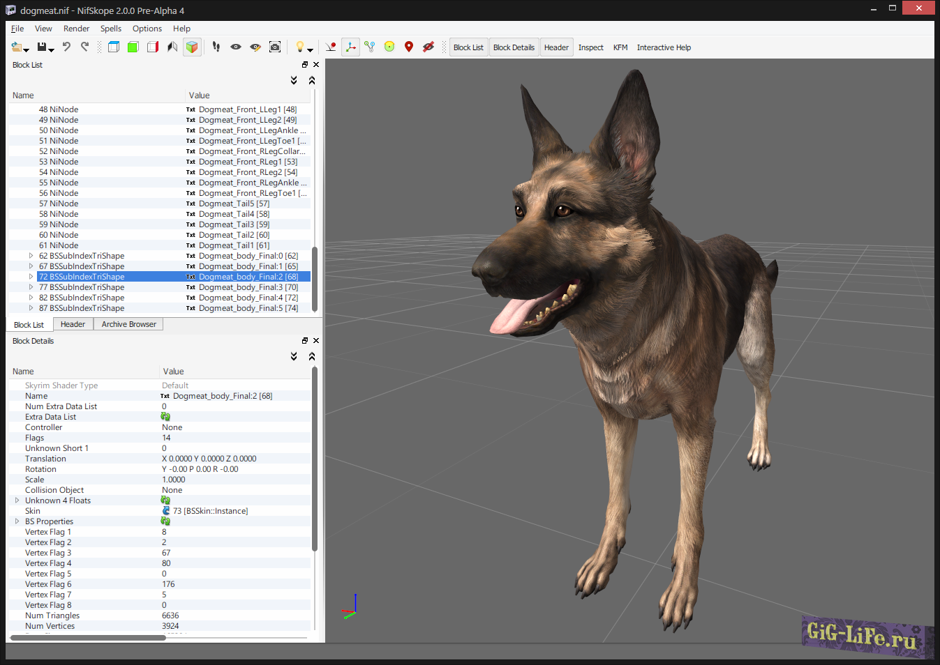 NifSkope-Alpha 2.0 для Fallout 4