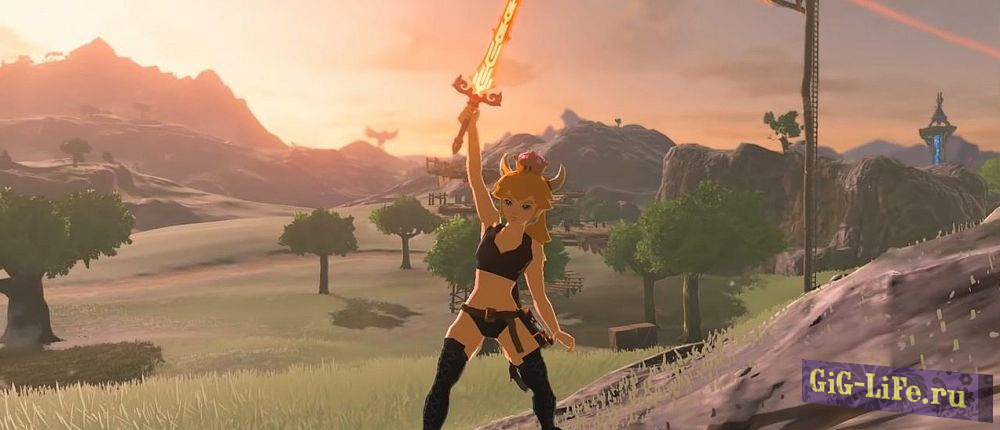 В Legend of Zelda появилась полуголая Боузетта - Видео