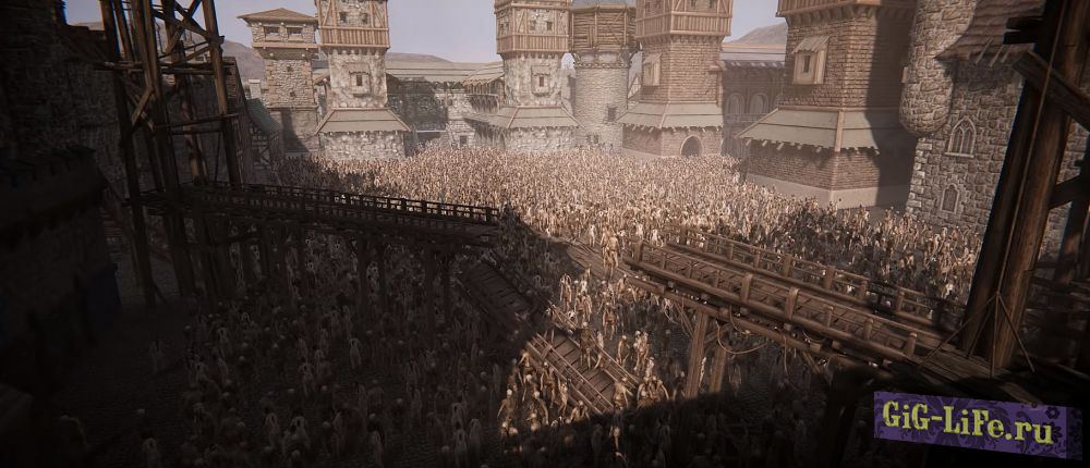 The Black Masses - 6 тысяч зомби и 60 FPS