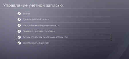 Активация на PS4