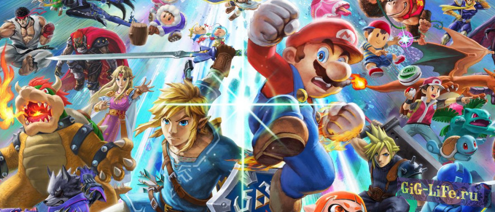 Super Smash Bros. Ultimate - появилась в сети за две недели до выхода игры