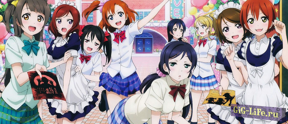 Love Live! School Idol Festival — раздевает всех персонажей догола