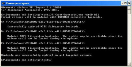 Содержимое папки BOOT установочного диска Windows 7