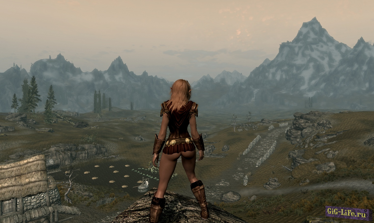 Skyrim — откровенный реплейсер брони для тела 7BUNP (Seraphim) / Candy Armor Replayer 7BUNP