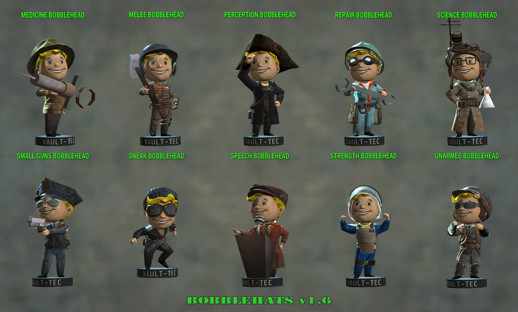 Fallout 4 — Головные уборы для пупсов