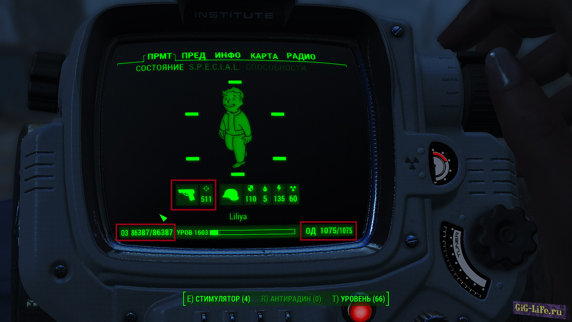 Fallout 4 — Сохранение (Гибридное оружие)