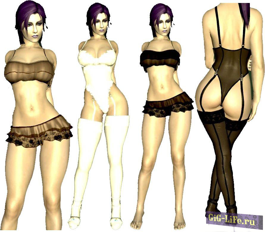 Skyrim — Сексуальное нижнее белье для девушек с телами UNP и CBBE
