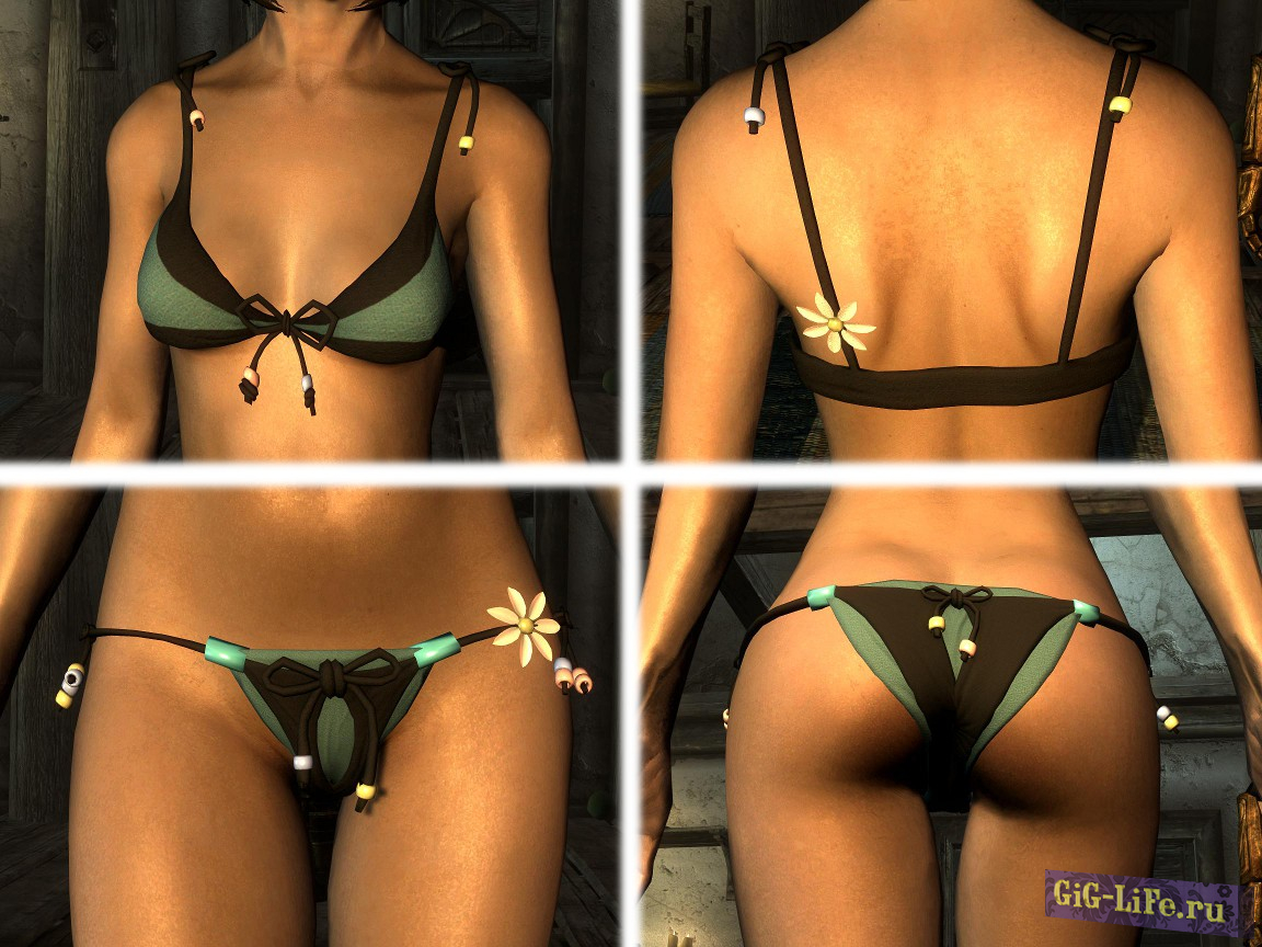 Skyrim — Замена стандартного женского белья на новое