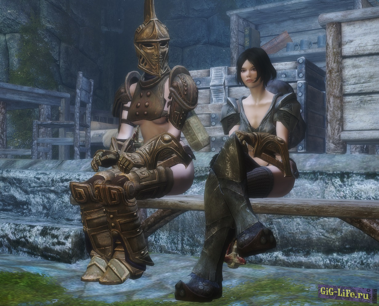 Skyrim — Фикс высоты сидения / HDT Sitting Height Fix