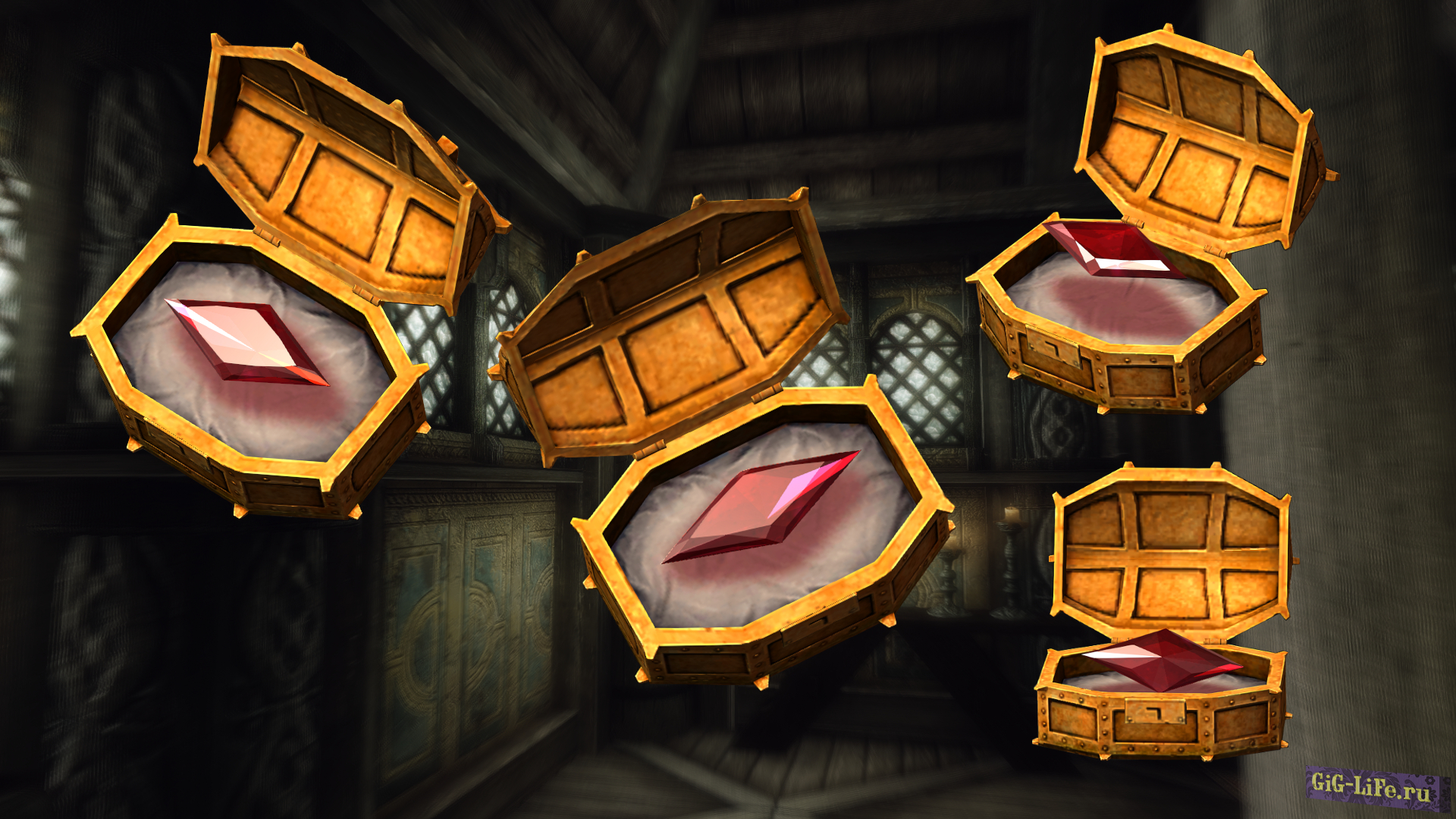 Skyrim — Бонусы от камней Барензии / Each Stone of Barenziah Gives You a Bonus