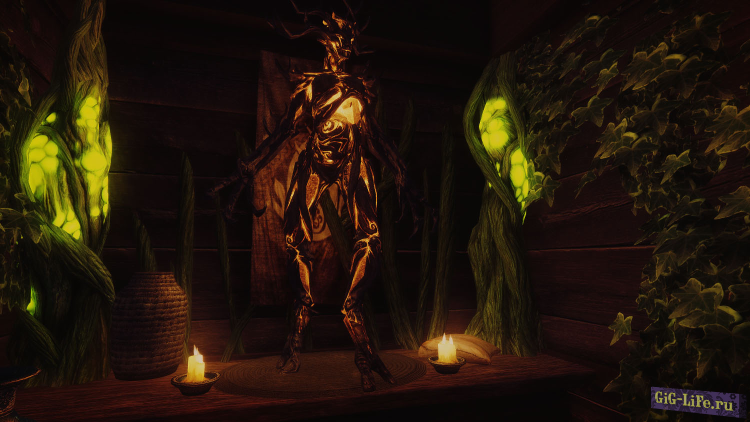 Skyrim — Таверна Пьяный охотник в босмерском стиле / The Bosmeric Drunken Huntsman