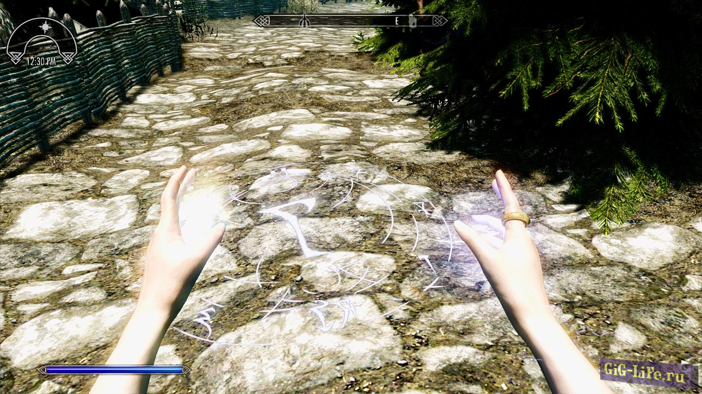 Skyrim — Обнаженные заклинания / Nude Spells