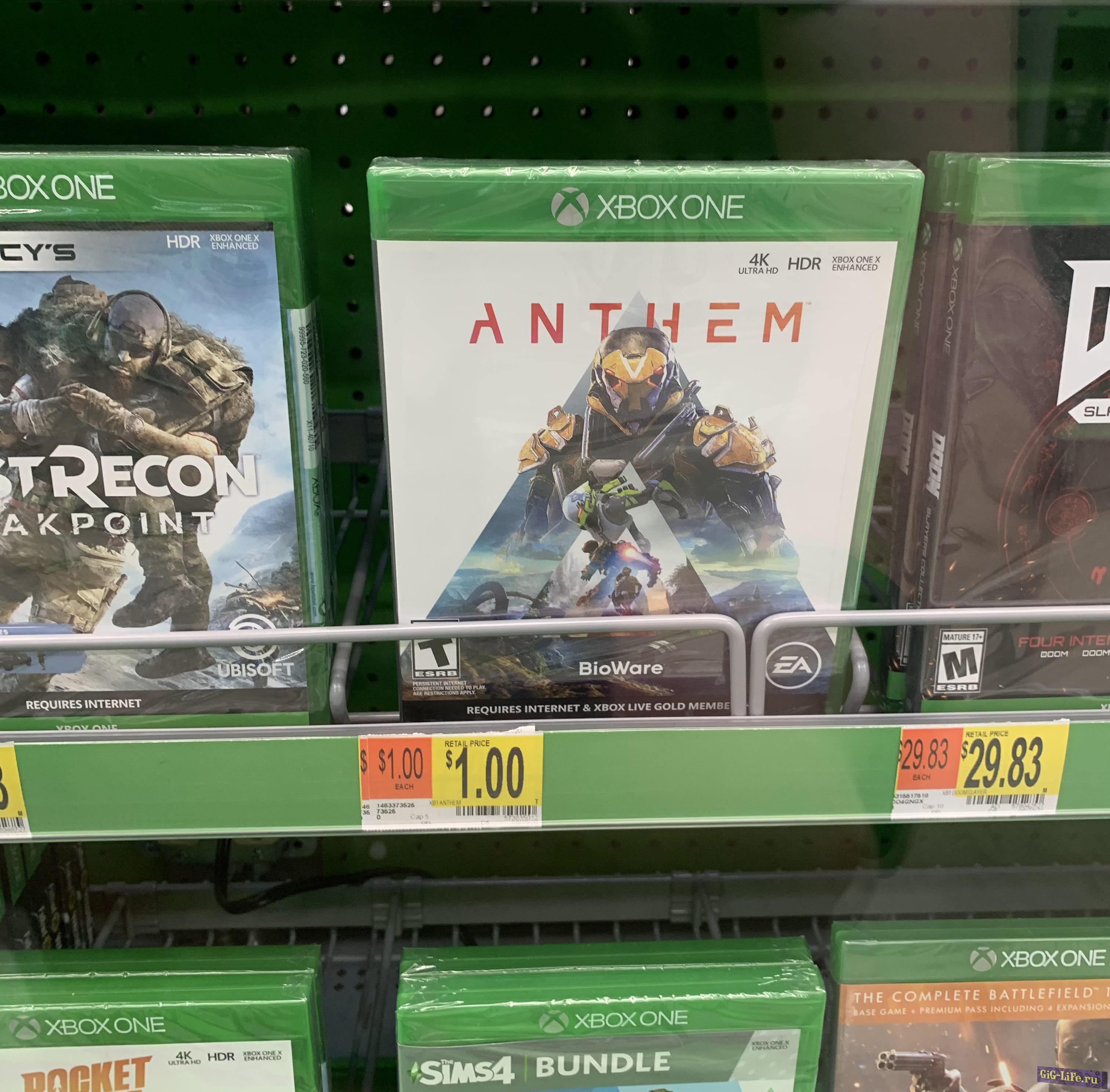 Anthem — За 1$ в США