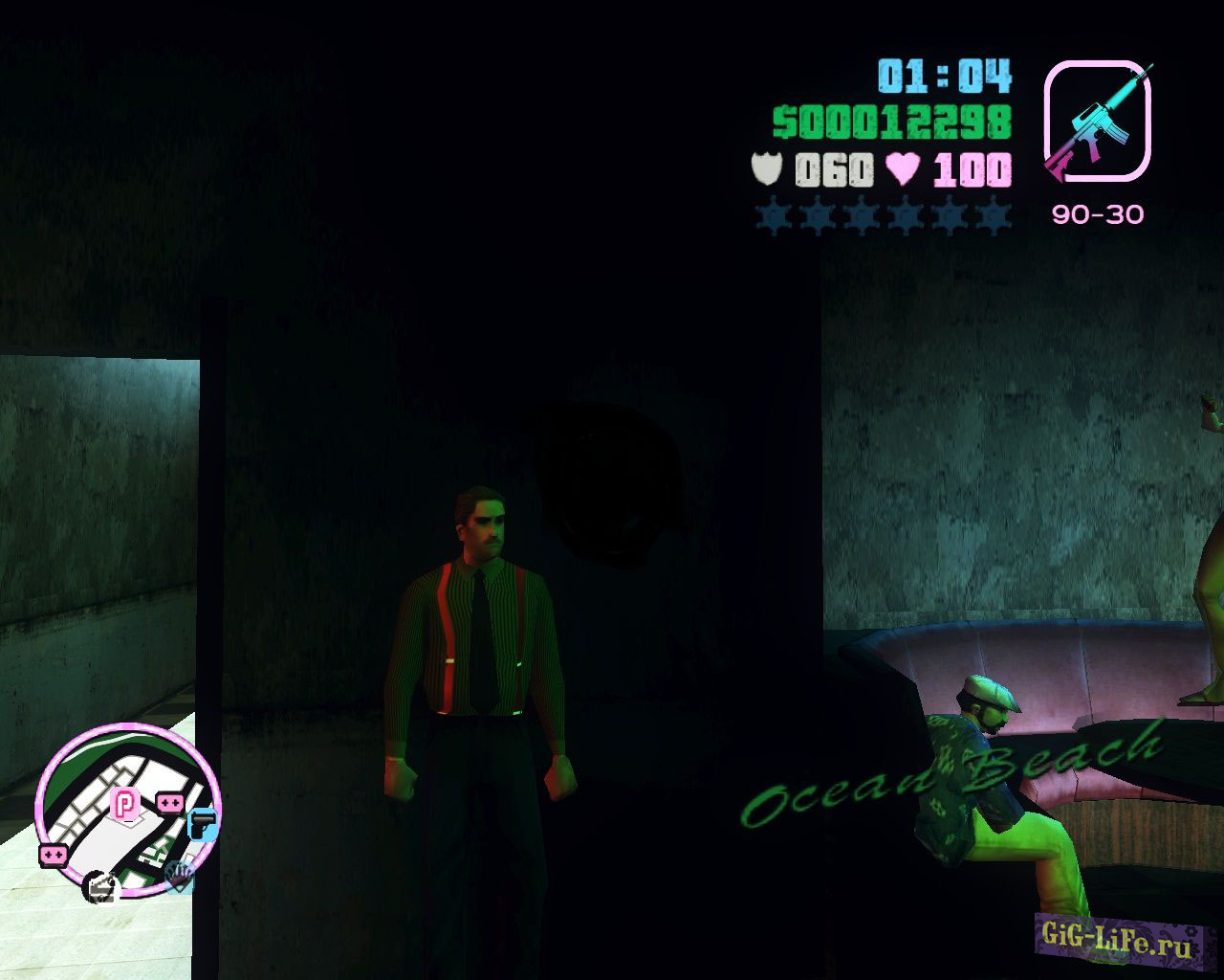 GTA:VC — Новый охранник в стрип-клуб | Strip club security guard