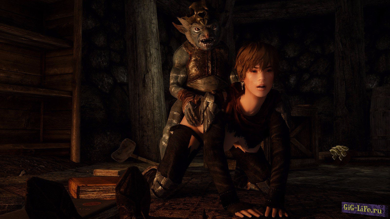 Skyrim — Похотливый Тирк Рьеклинг | Tirk the Horny Riekling