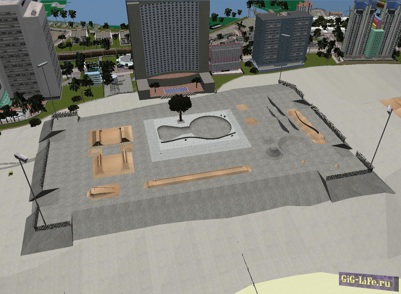 GTA:VC — Скейтпарк Джонлайн | Johnline's Skatepark