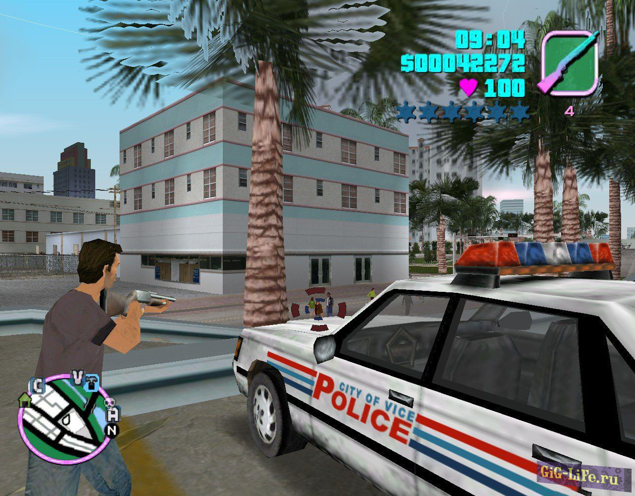 GTA:VC — Хромированный дробовик | Chromegun