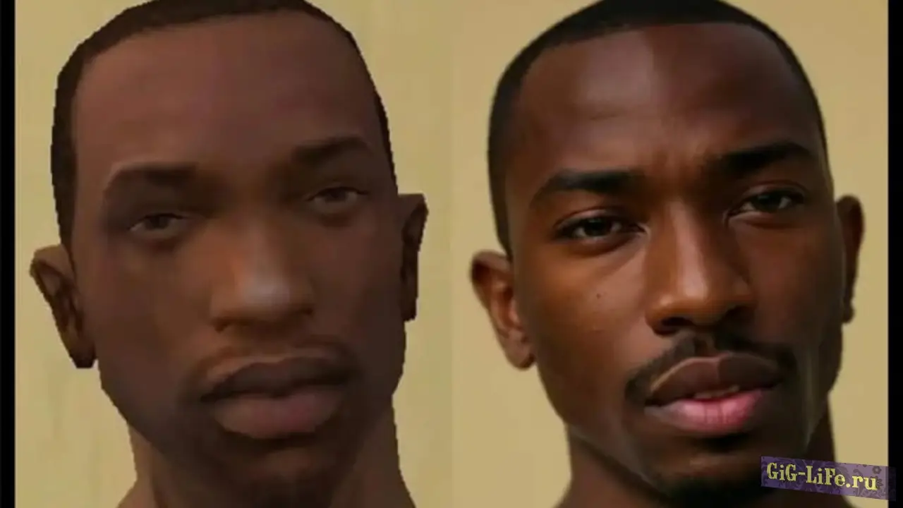 Grand Theft Auto: San Andreas — Реалистичные версии героев от нейросети