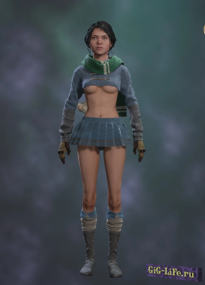Hogwarts Legacy — Укороченный топ и короткая юбка | Adventurer Crop Top + Skirt