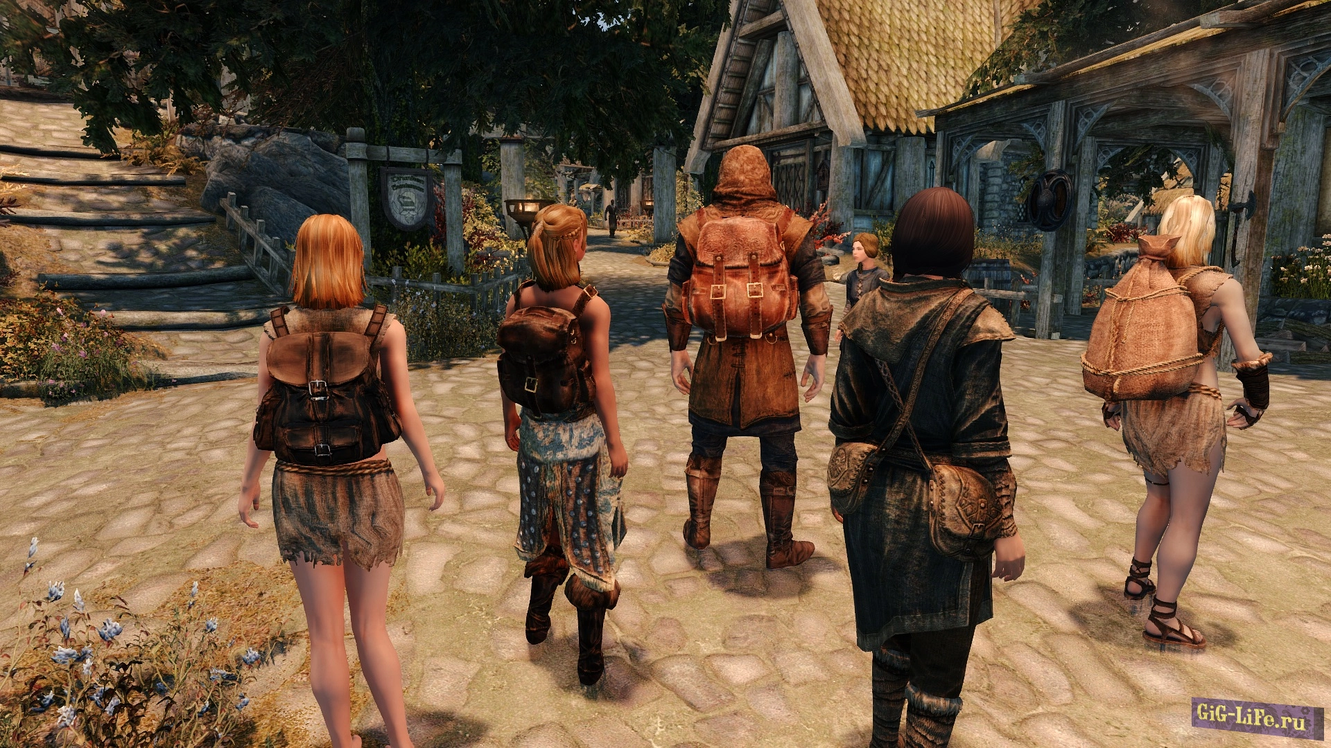 Skyrim — Рюкзаки | Usable Packs with straps