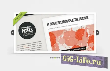 Слайдер | Slider [PSD]