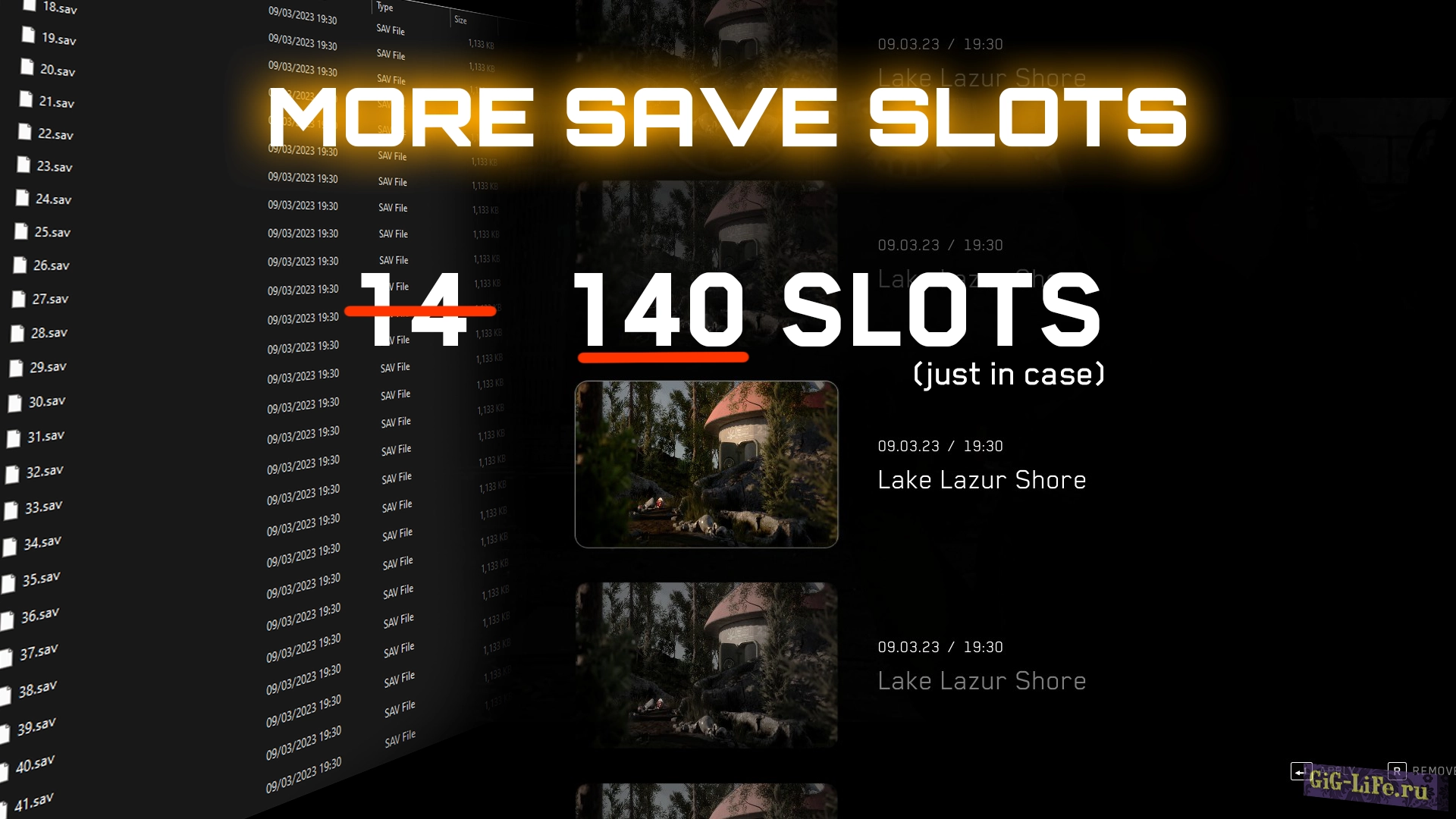 Atomic Heart — Больше слотов для сохранений | More Save Slots