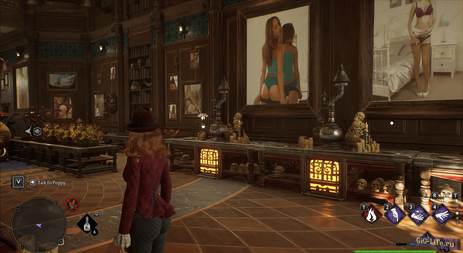Hogwarts Legacy — Эротические картины | Erotic Paintings mod