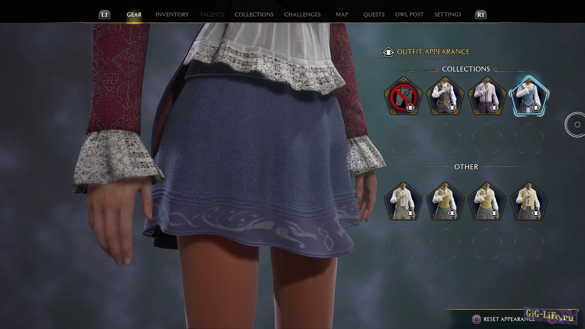 Hogwarts Legacy — Короткие юбки с физикой во всех нарядах для игрока | Short Skirts With Physics in all Player Outfits