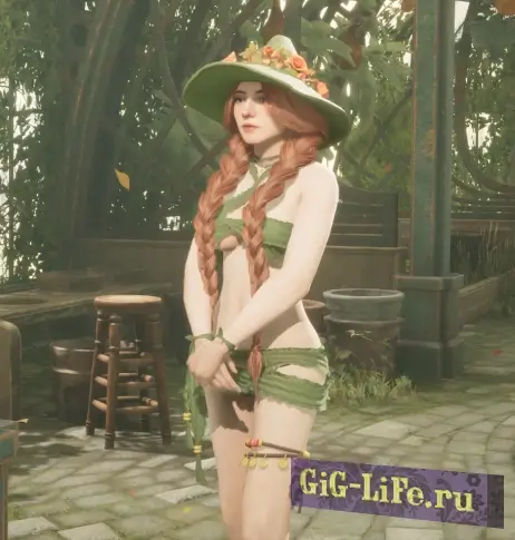 Hogwarts Legacy — Профессор Чесноук в пикантном наряде | Spicy Garlick with Outfit and Makeup Retexture