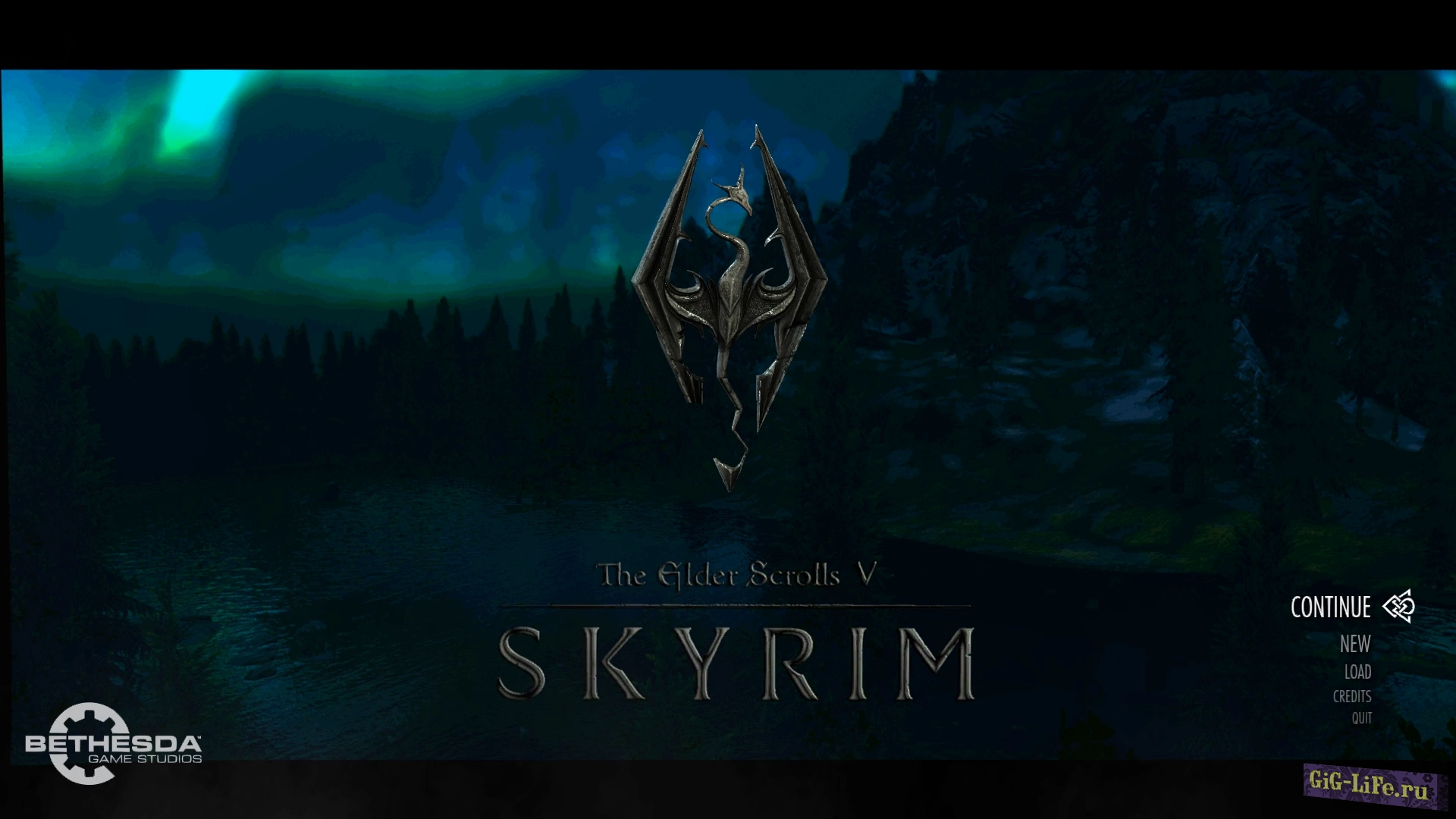 Skyrim — Главное меню - Озеро Илинальта | Main menu - Lake Ilinalta