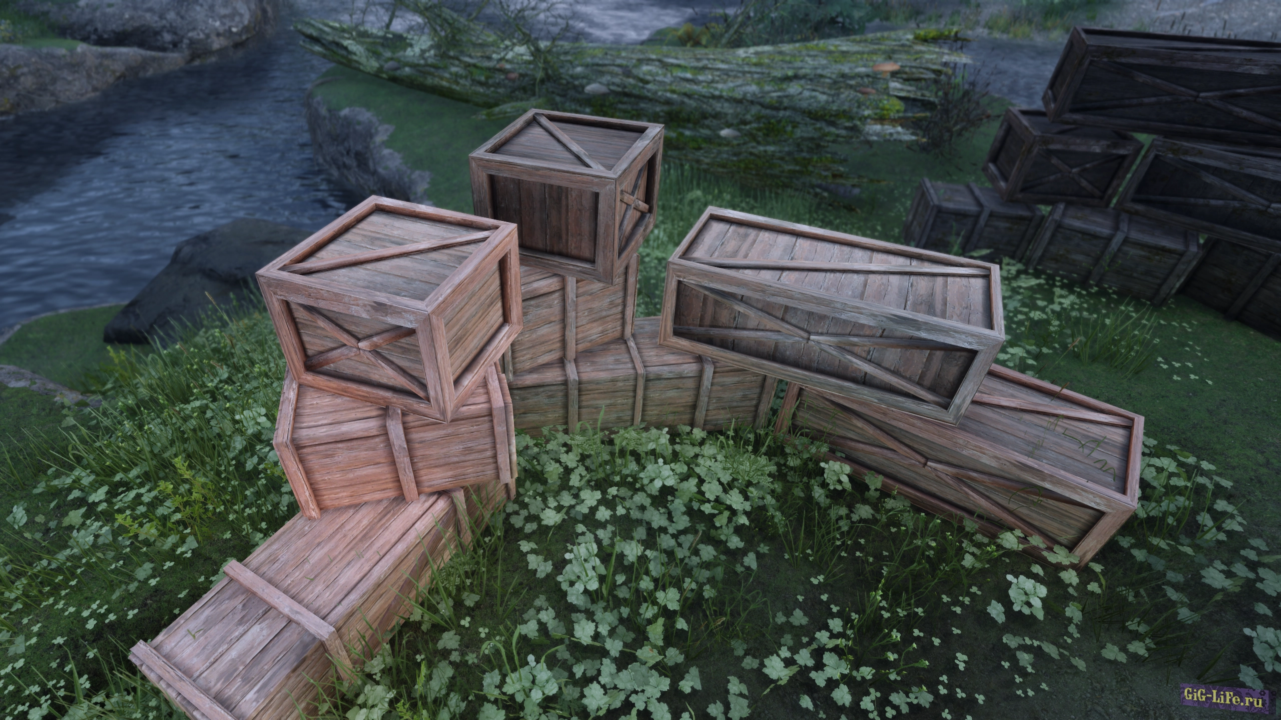 Skyrim — Реалистичные ящики | Realistic Crates