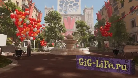 С модом на корточках