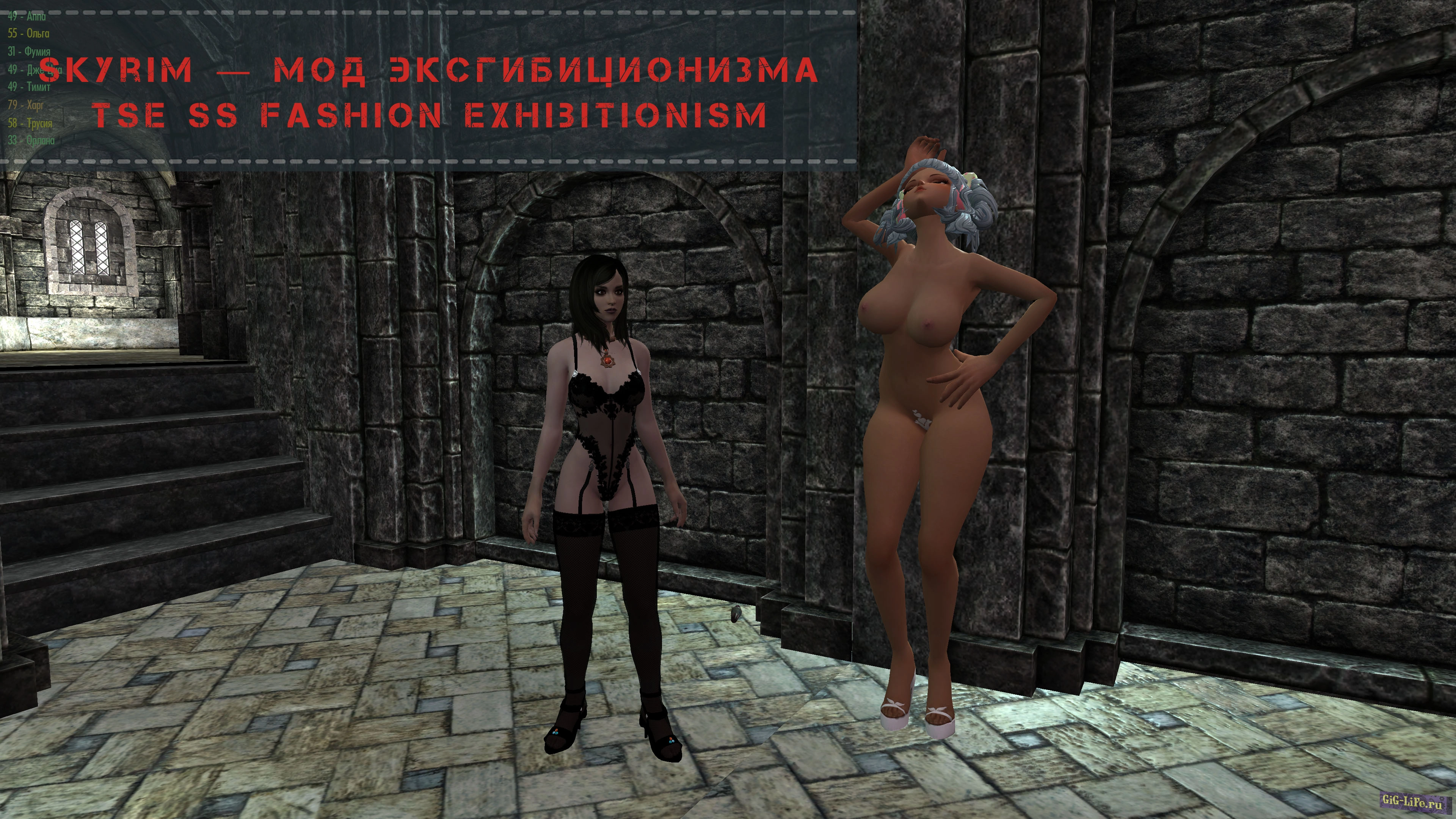 Skyrim — Мод эксгибиционизма | TSE SS Fashion exhibitionism