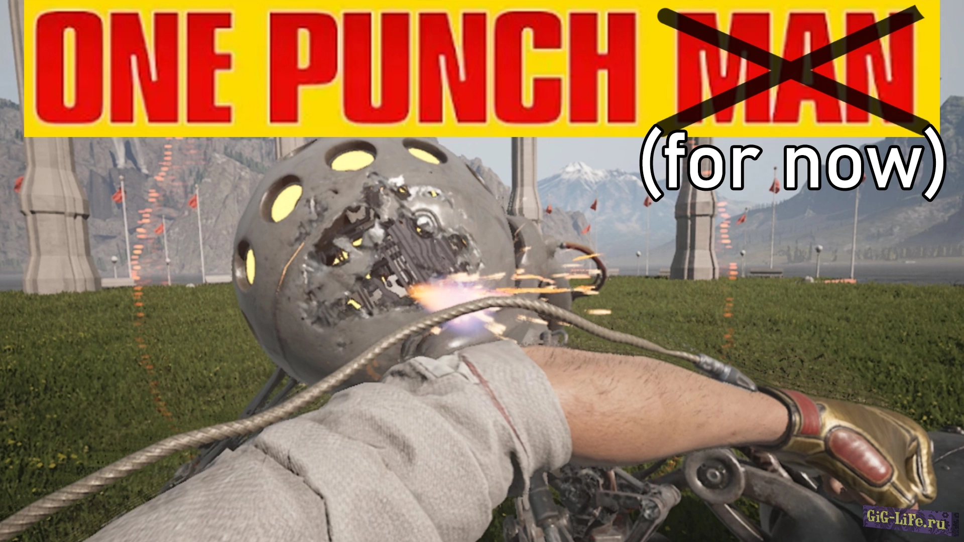 Atomic Heart — Кулаки истинной силы | True strength fists - 1 PUNCH SAITAMA in Atomic Heart