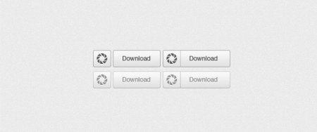 PSD — Кнопки загрузки - 2 варианта | Download buttons - 2 options