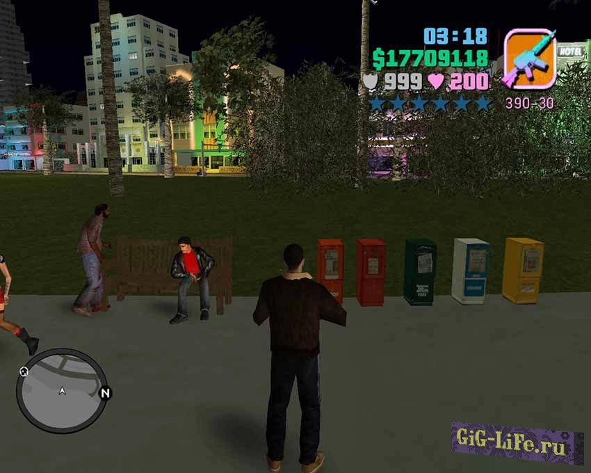 GTA:VC — Новые скамейки | New Benches